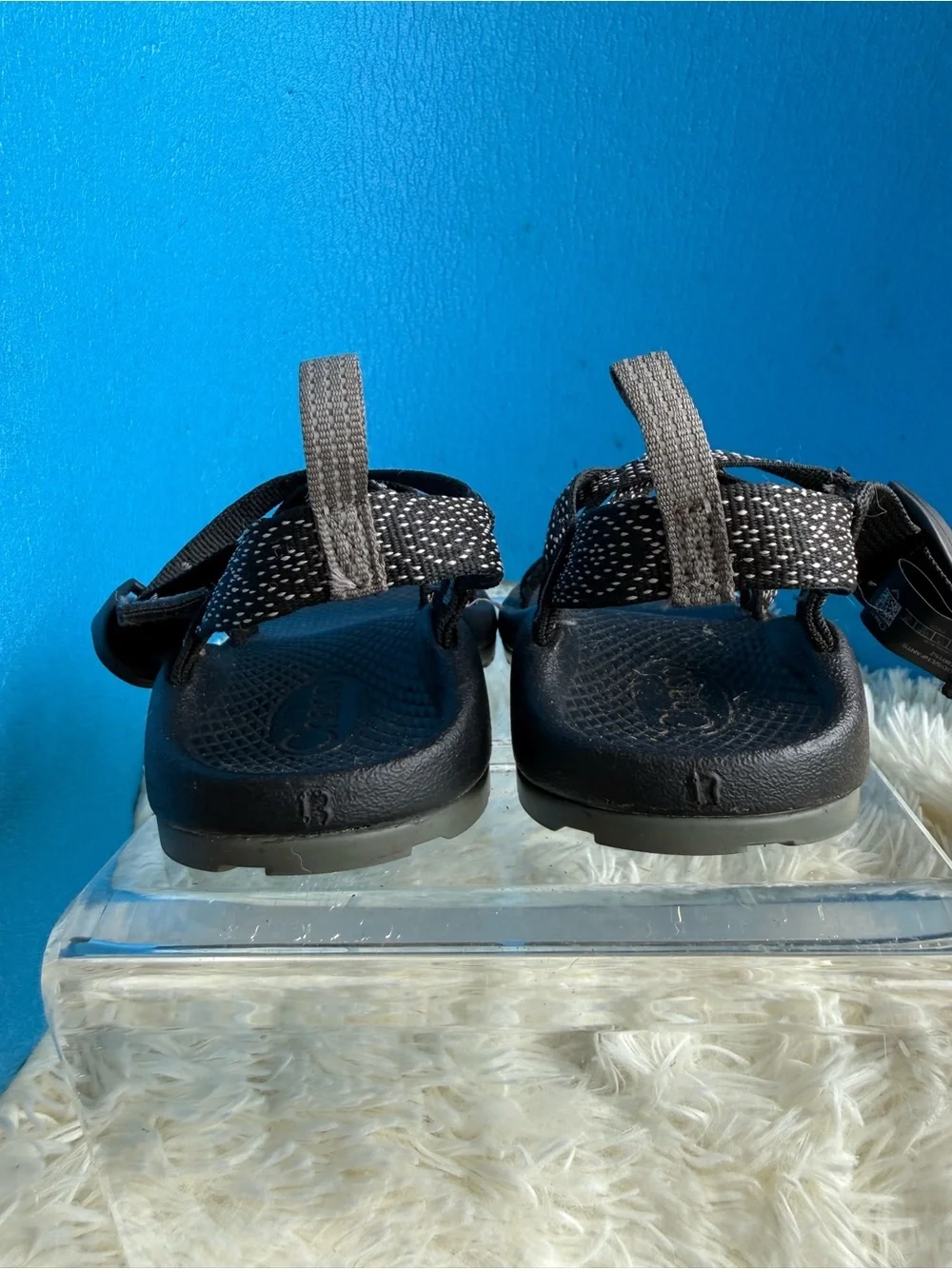 Chaco ZX/1 Ecotread kids' sandals featuring adjustable webbing straps